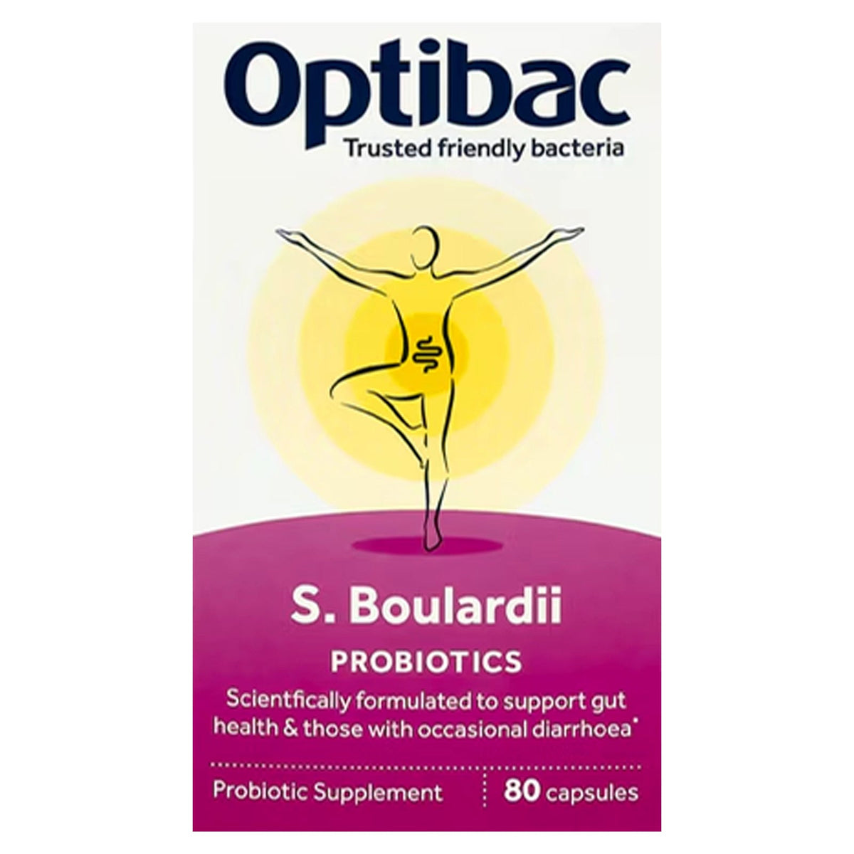Optibac, S. Boulardii Probiotics, 80 Capsules