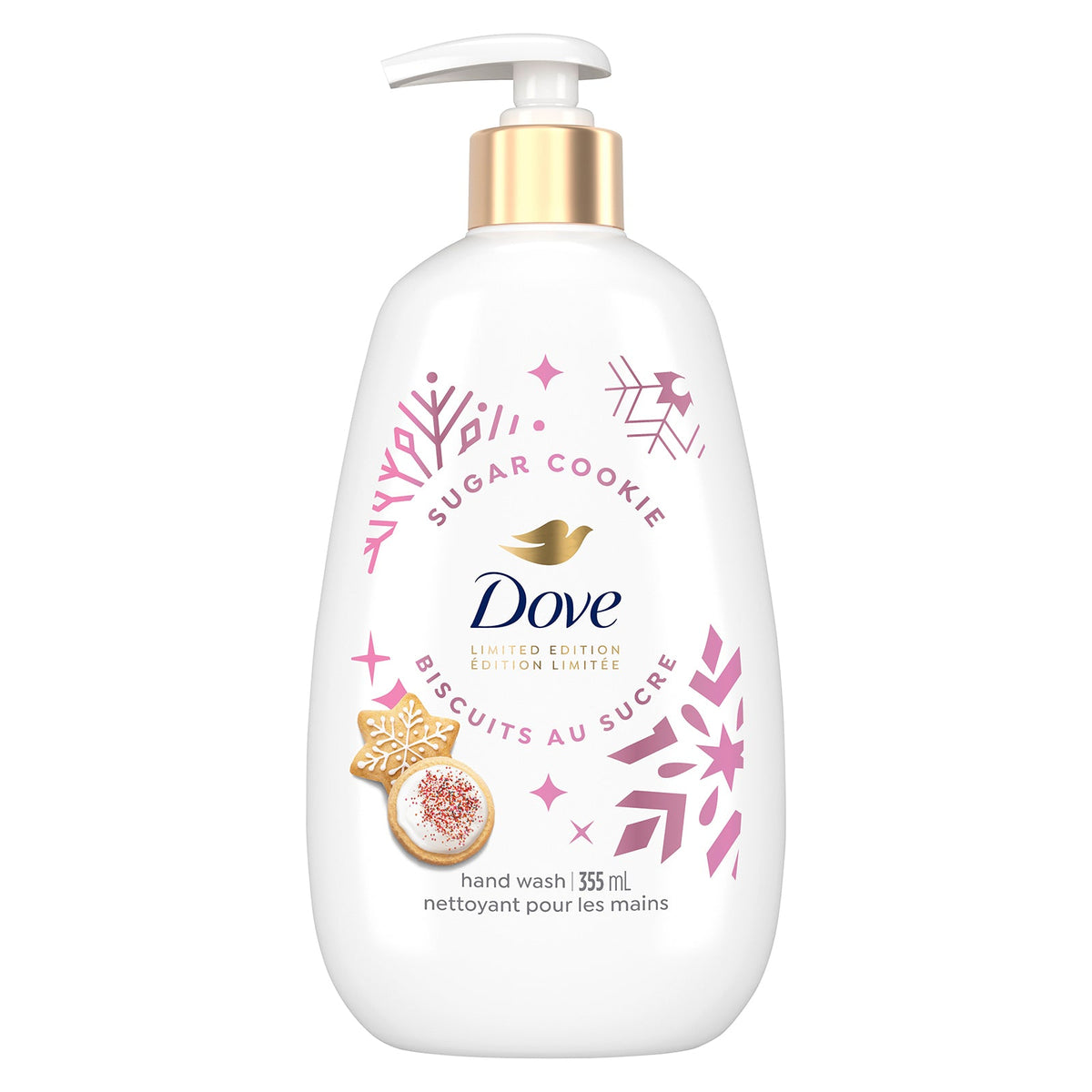 Dove, Holiday Treats, Hand Wash, Sugar Cookie, 355 ml