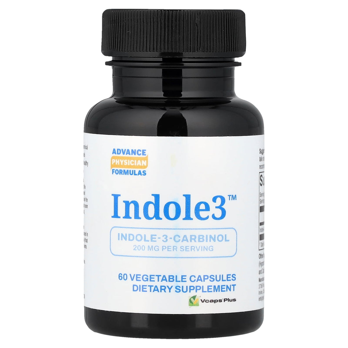 Advance Physician Formulas, Indole3™, 200 mg, 60 Vegetable Capsules