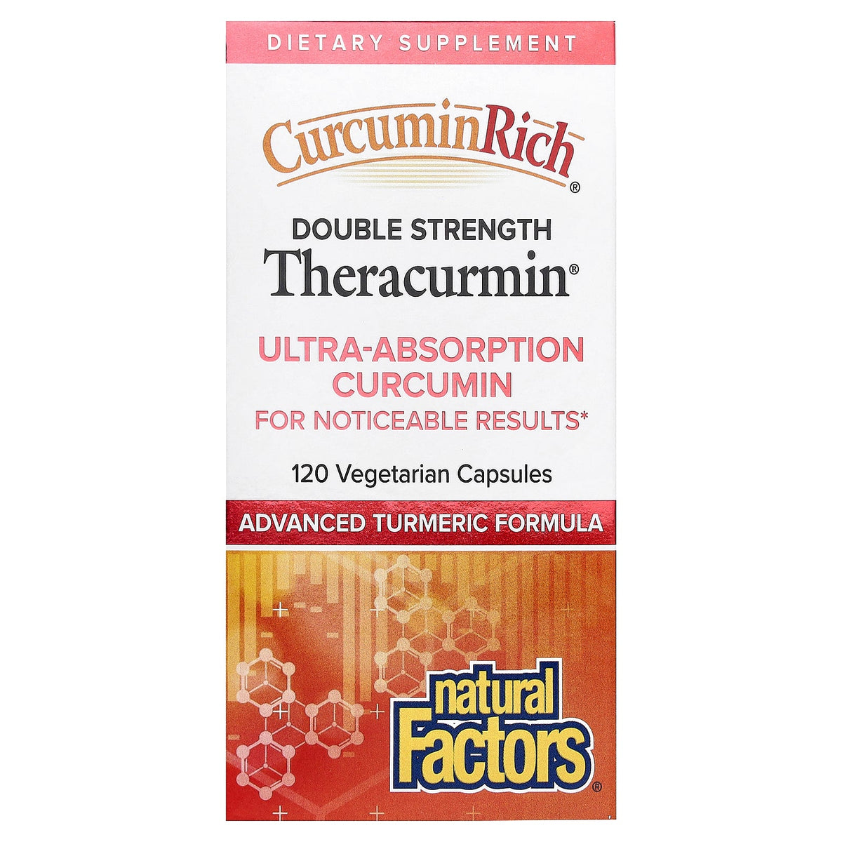 Natural Factors, CurcuminRich®, Theracurmin®, 120 Vegetarian Capsules (60 mg per Capsule)