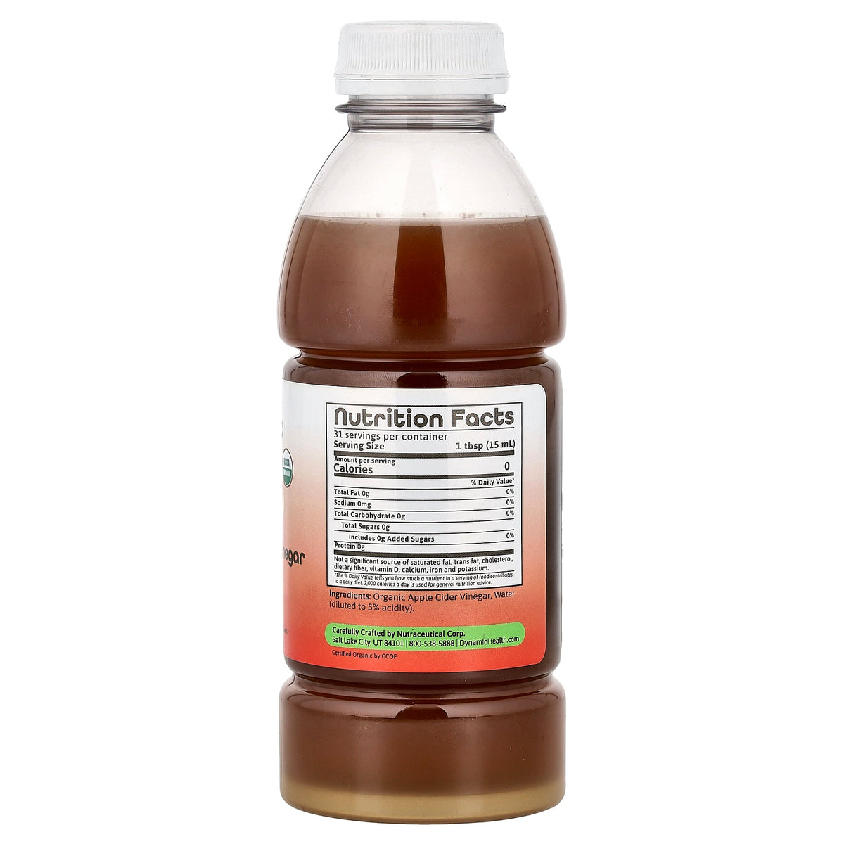Dynamic Health, Apple Cider Vinegar with Mother, 16 fl oz (473 ml)