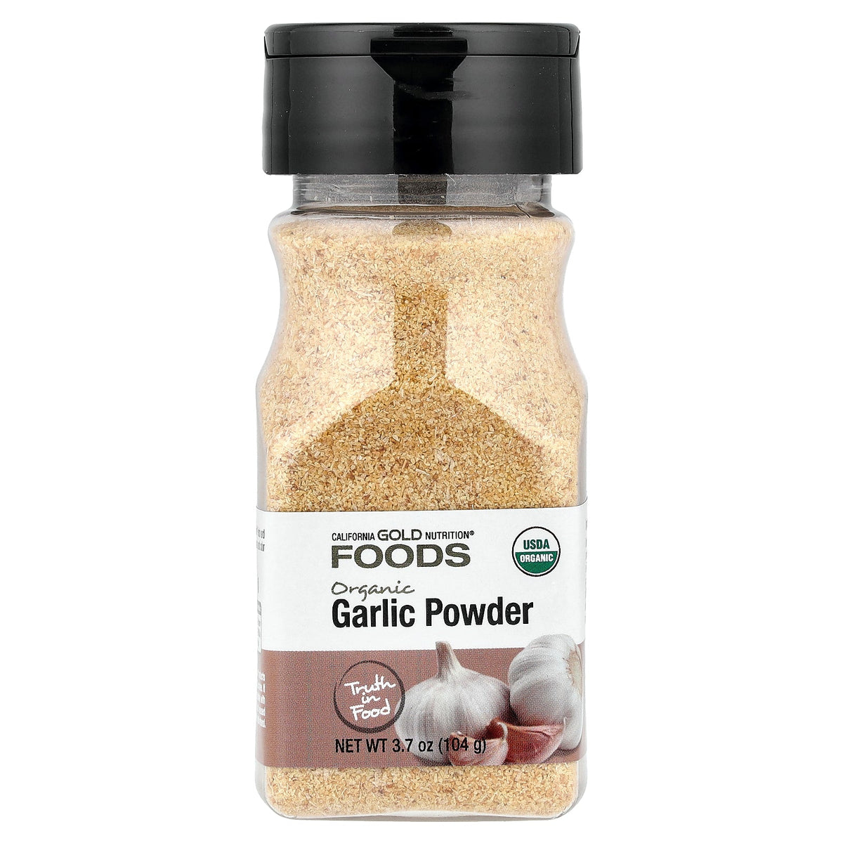 California Gold Nutrition, Foods, Organic Garlic Powder, 3.7 oz (104 g)