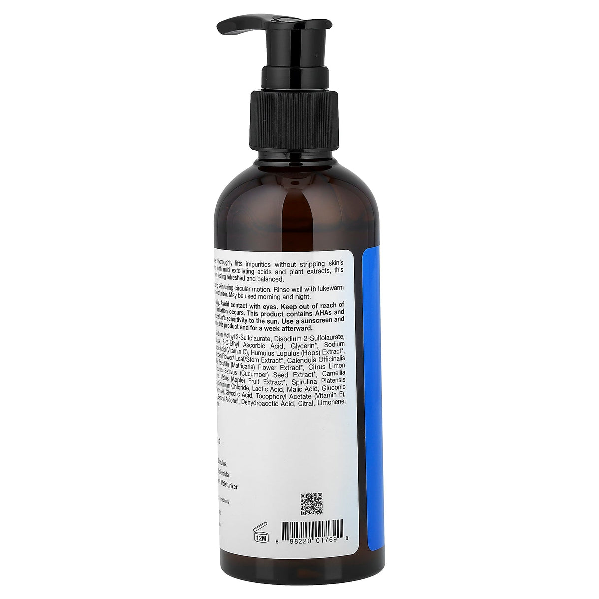 California Gold Nutrition, Beauty, Vitamin C Cleanser, Enhanced Brightening Gel Cleanser, 6 fl oz (177 ml)