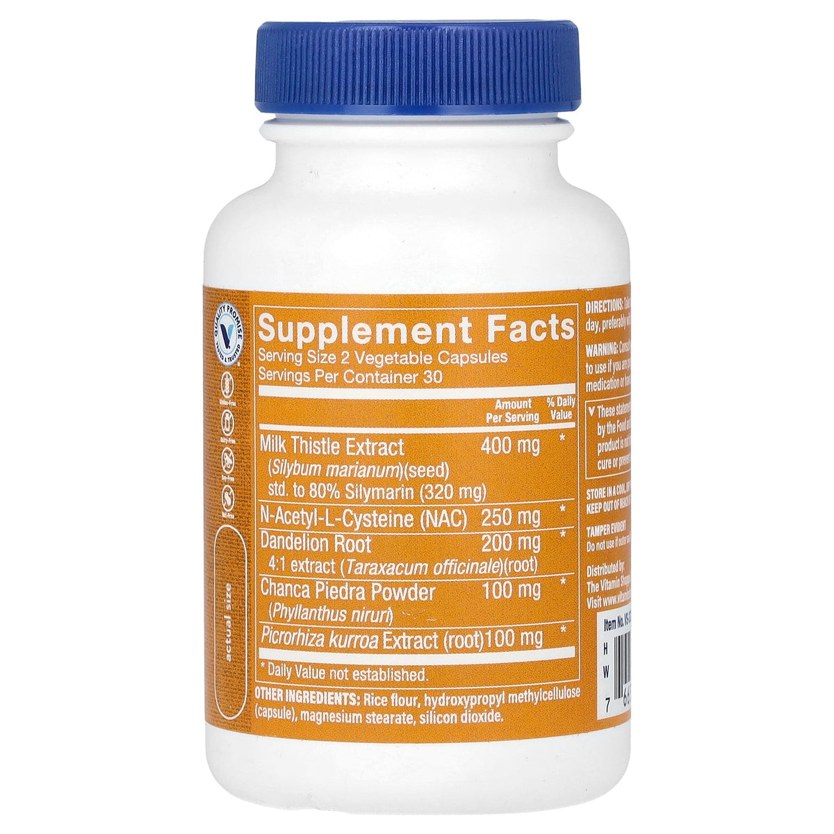 The Vitamin Shoppe, Liver Cleanse, 60 Vegetable Capsules