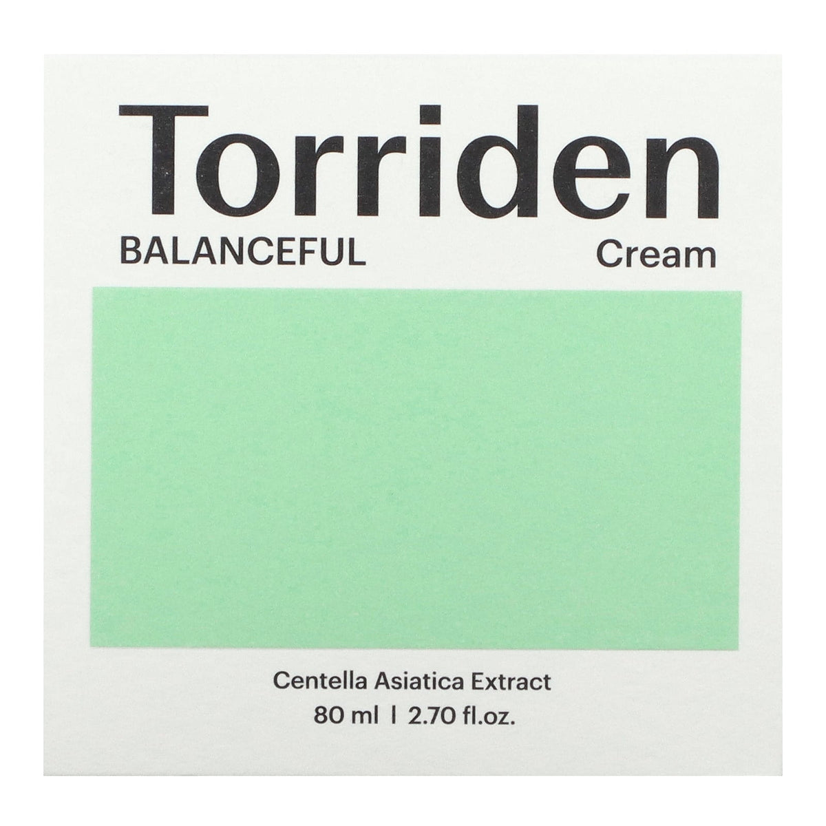 Torriden, Balanceful, Centella Asiatica Extract Cream, 2.70 fl oz (80 ml)