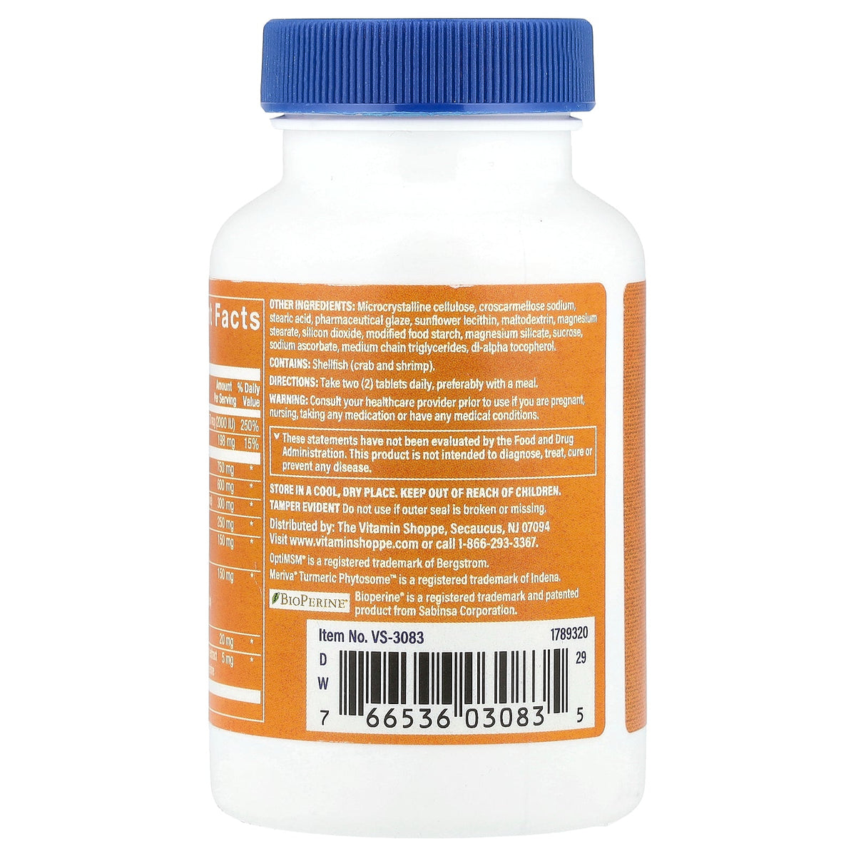 The Vitamin Shoppe, Ultimate Gold Joint Care, 60 Tablets
