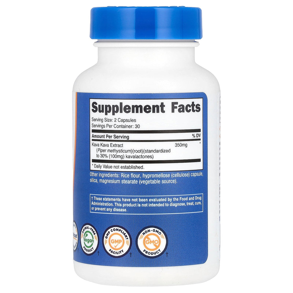 Nutricost, Kava Kava, 60 Capsules (175 mg per Capsule)