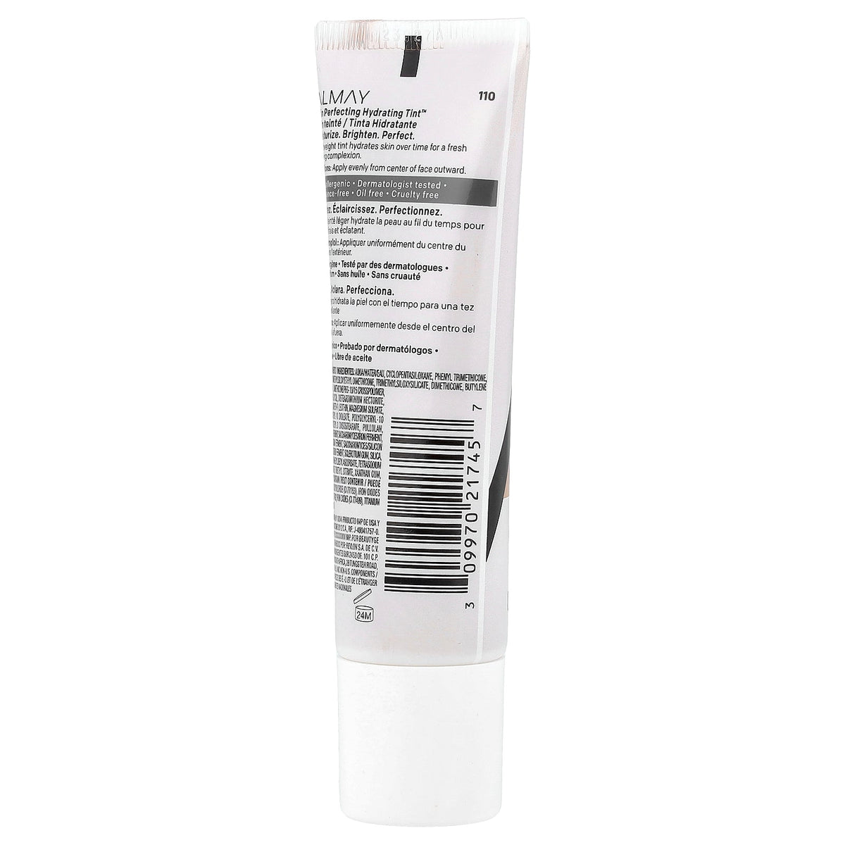 Almay, Skin Perfecting Hydrating Tint™, 110 Buff, 0.94 fl oz (28 ml)