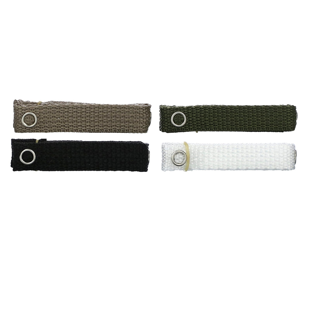 Baby Buddy, Secure-A-Toy, 4+Months, Black/White & Tan/Olive, 4 Straps