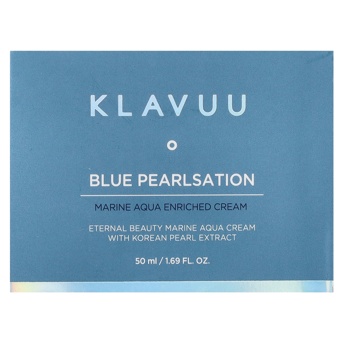 KLAVUU, Blue Pearlsation, Marine Aqua Enriched Cream, 1.69 fl oz (50 ml)