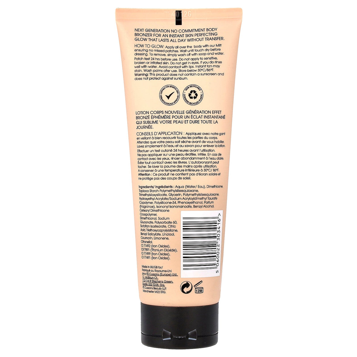 St. Tropez, Instant Glow, Body Bronzer, Medium/Dark, 3.38 fl oz (100 ml)