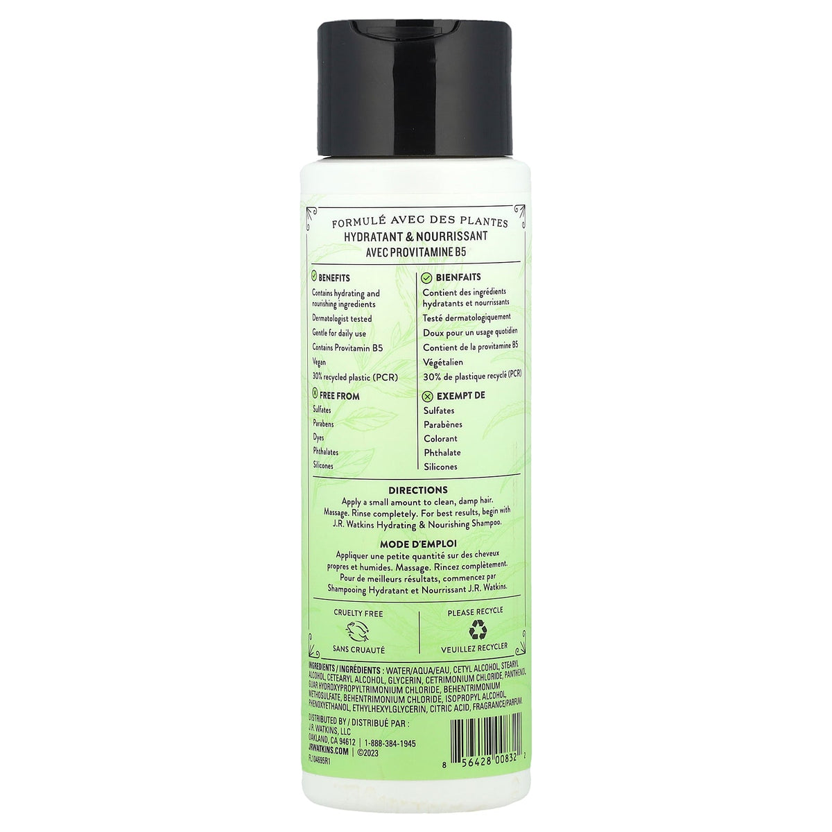 J R Watkins, Conditioner, Aloe & Green Tea, 12 fl oz (354 ml)