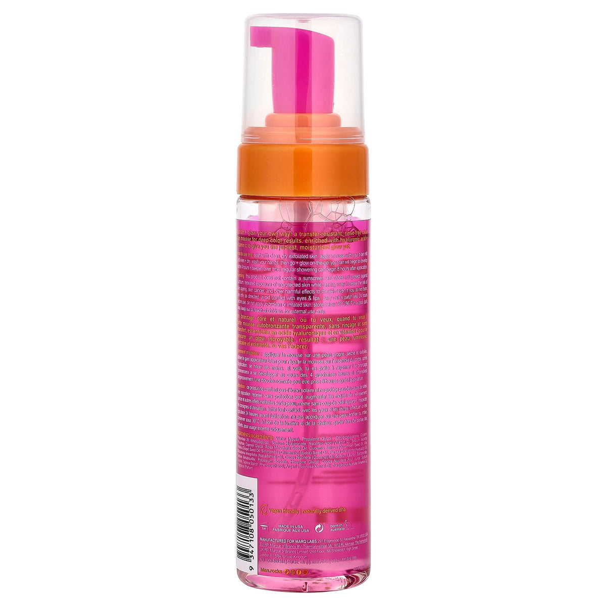 b.tan, Glow Your Own Way, The OG Glow, Clear Self Tan Mousse, Darkest, 6.7 fl oz (200 ml)