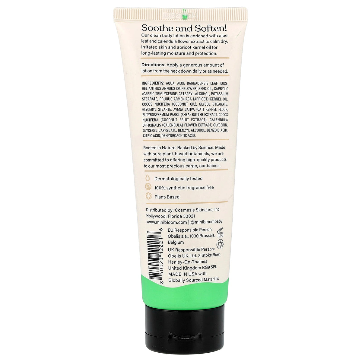 Mini Bloom, Silk Milk, The Dream For Baby Cream, 4 oz (118 ml)