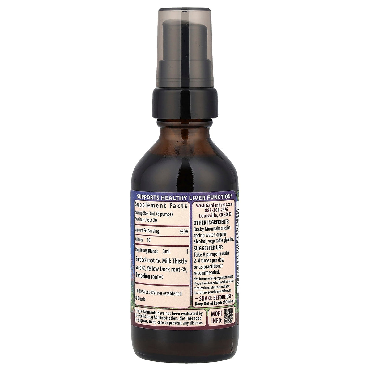 WishGarden Herbs, Liver™ Strength, 2 fl oz (59 ml)