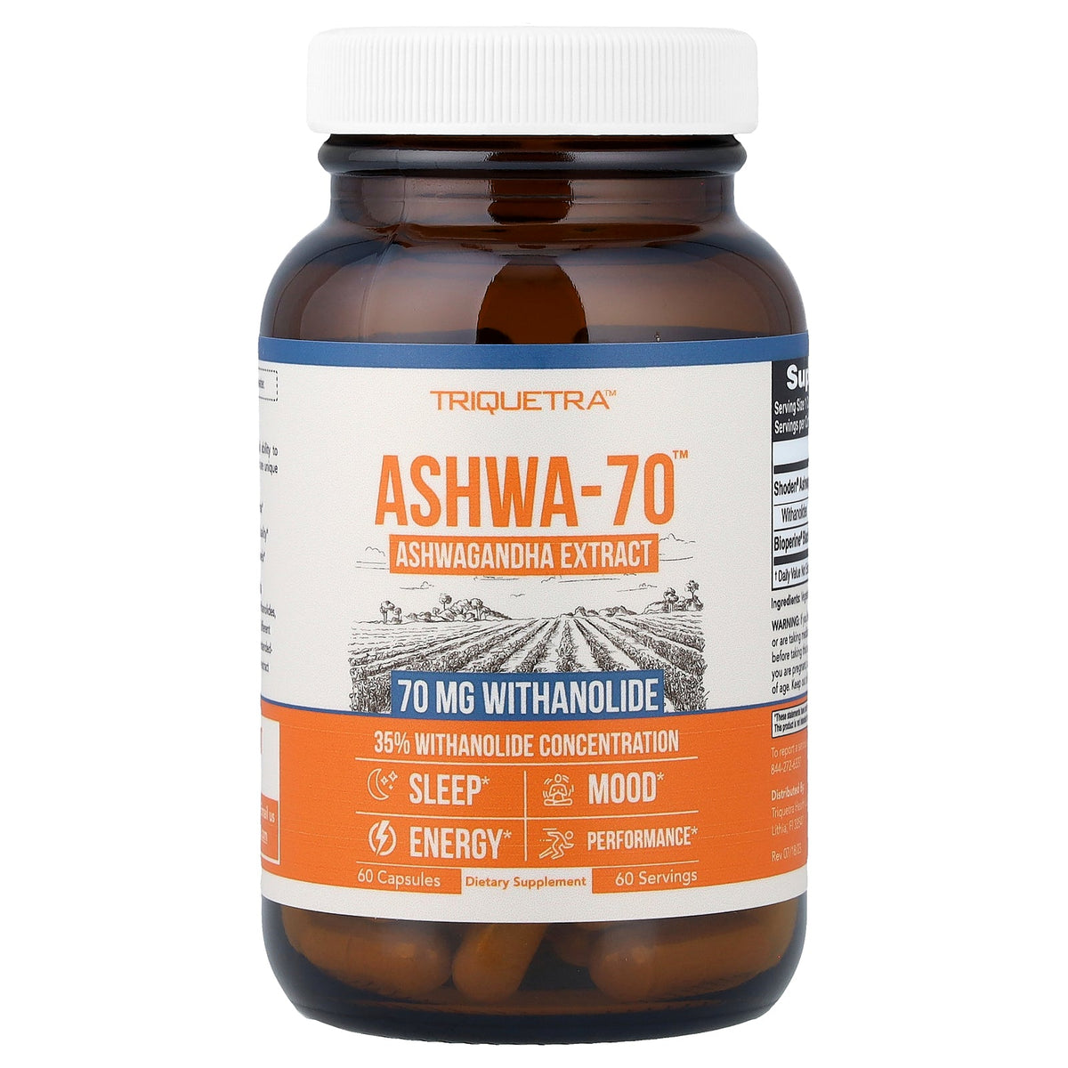 Triquetra, Ashwa-70™, 60 Capsules