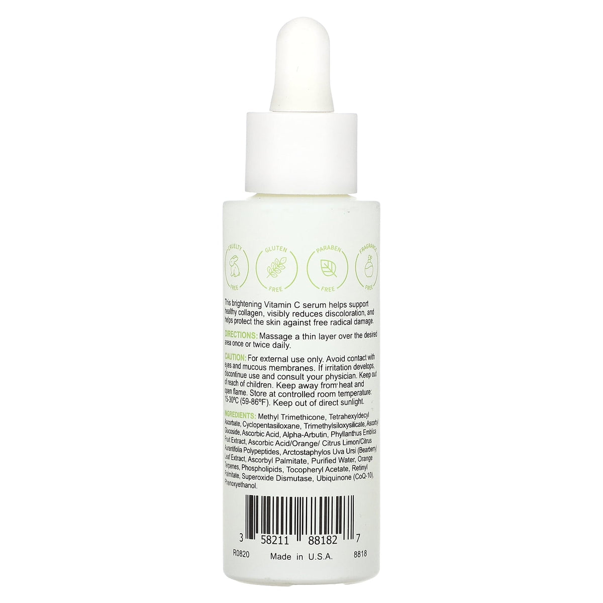 Replenix, Discoloration, Vitamin C Pro Collagen Serum, Fragrance Free, 1 fl oz (30 ml)