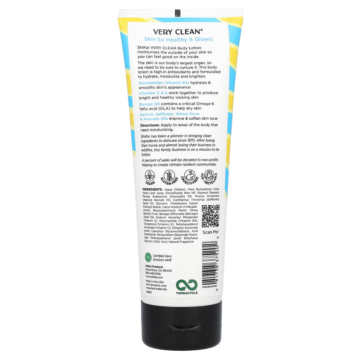 Shikai, Very Clean, Body Lotion, Island Coconut, 8 fl oz (238 ml)
