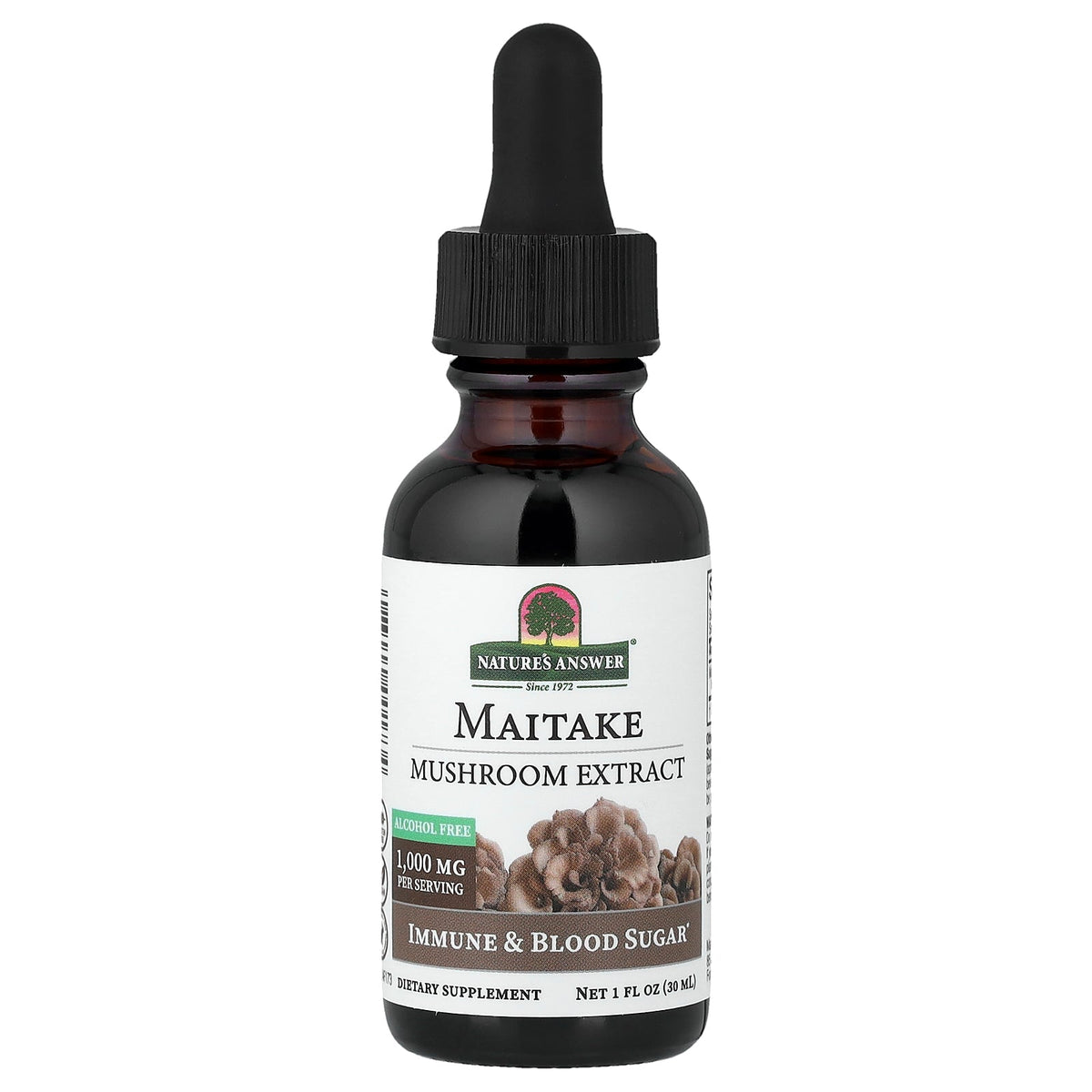 Nature's Answer, Maitake Mushroom Extract, Alcohol Free, 1 fl oz (30 ml)