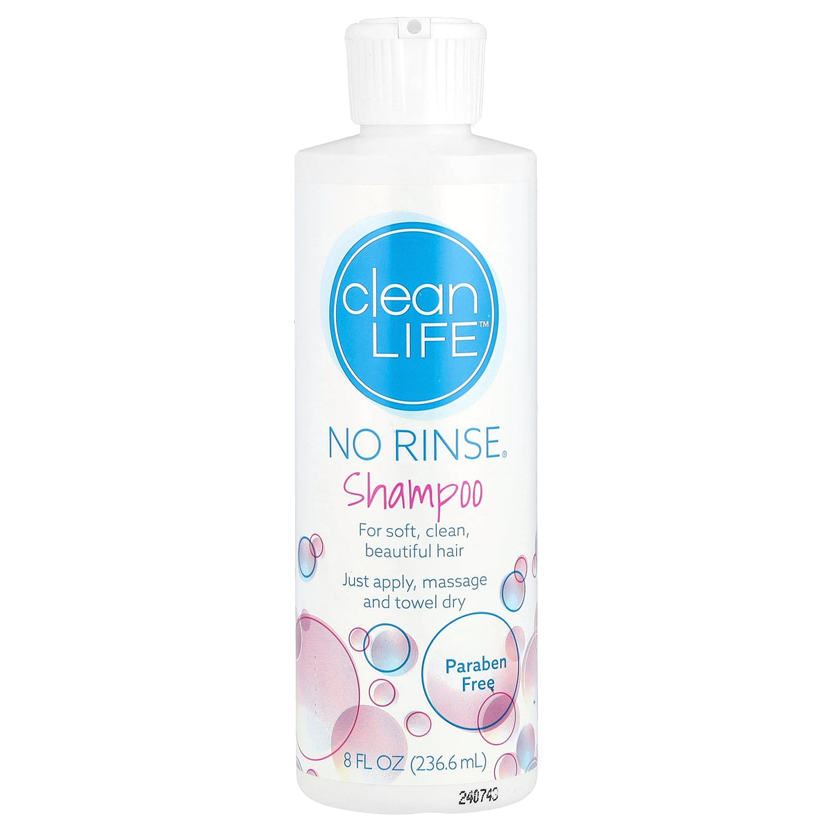 CleanLife, No Rinse® Shampoo, 8 fl oz (236.6 ml)