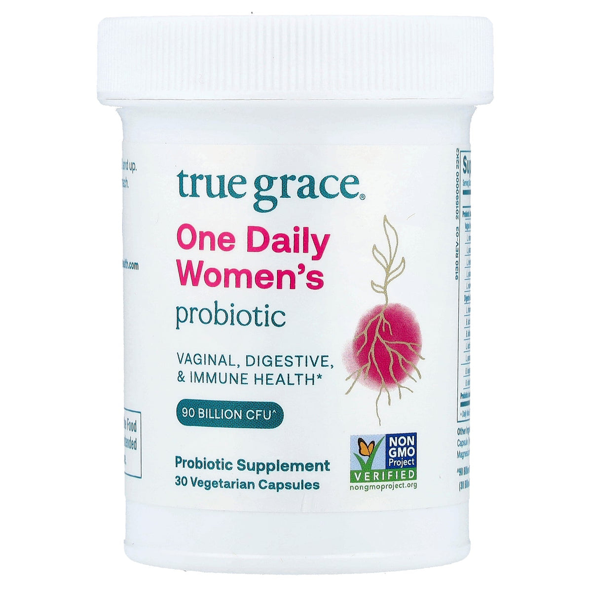 True Grace, One Daily Women's Probiotic, 90 Billion CFU, 30 Vegetarian Capsules