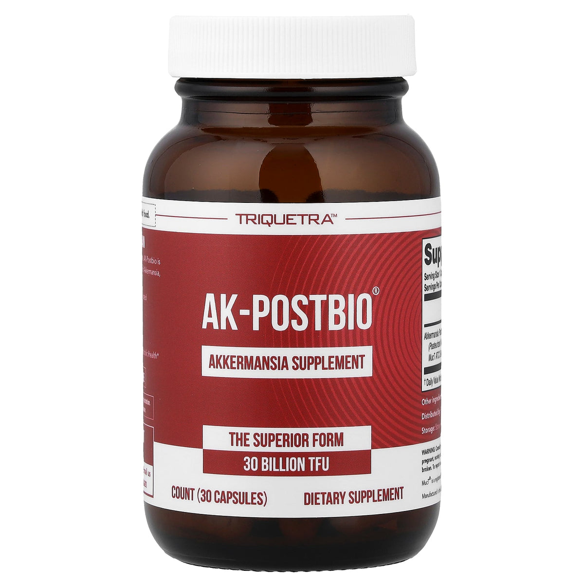 Triquetra, AK-Postbio®, 30 Capsules (150 mg per Capsule)