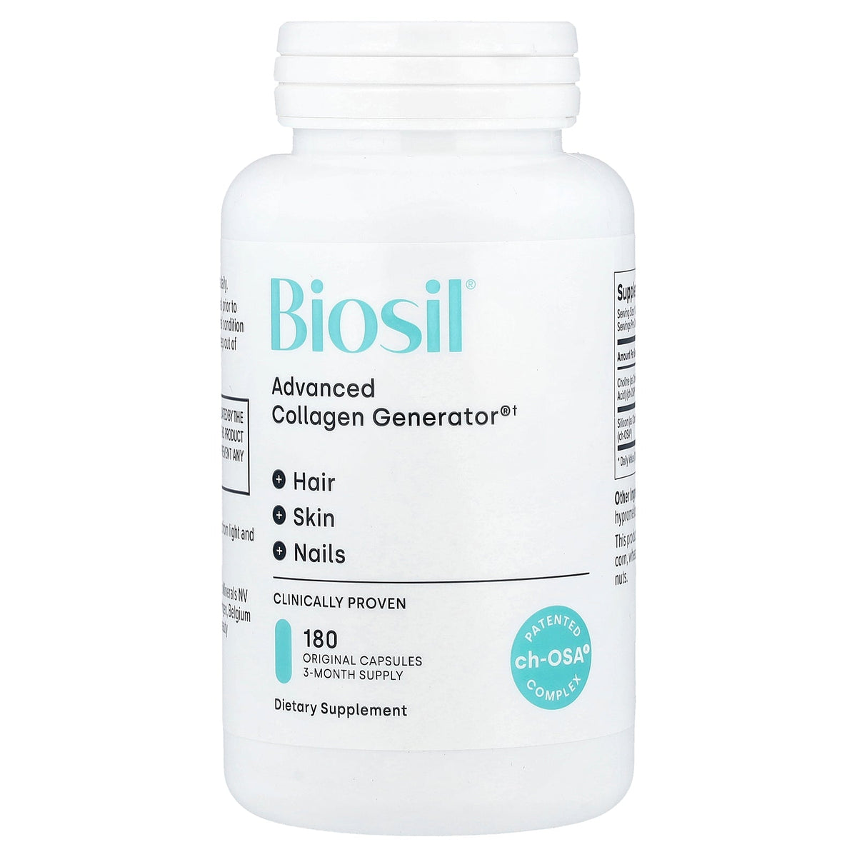 Biosil, Advanced Collagen Generator®, 180 Original Capsules