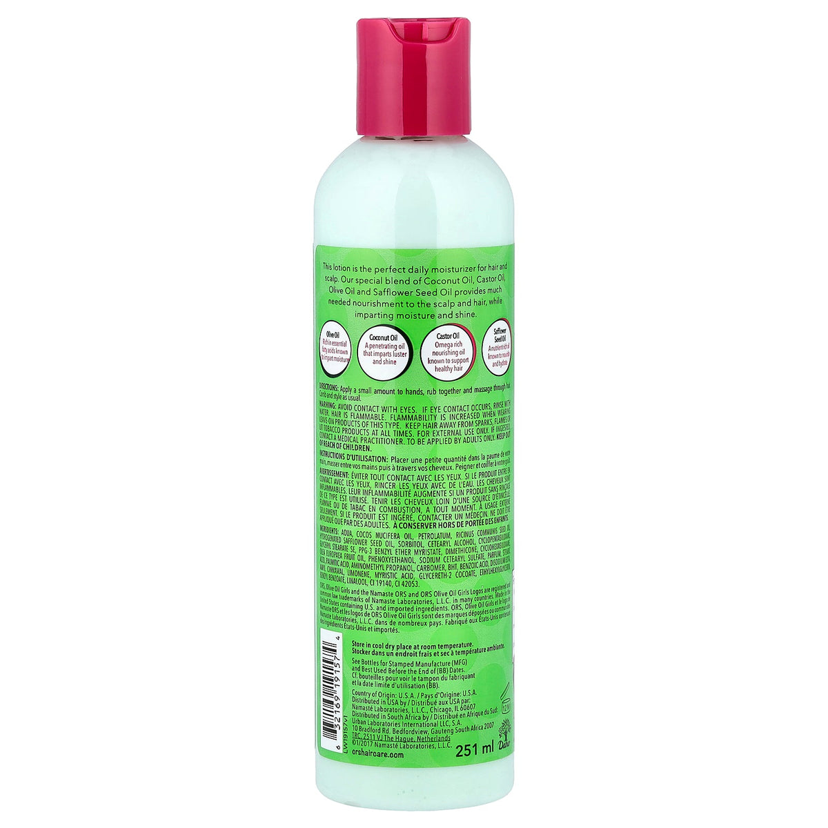 ORS, Olive Oil™ Girls, Oil Moisturizing Hair & Scalp Lotion, 8.5 fl oz (251 ml)