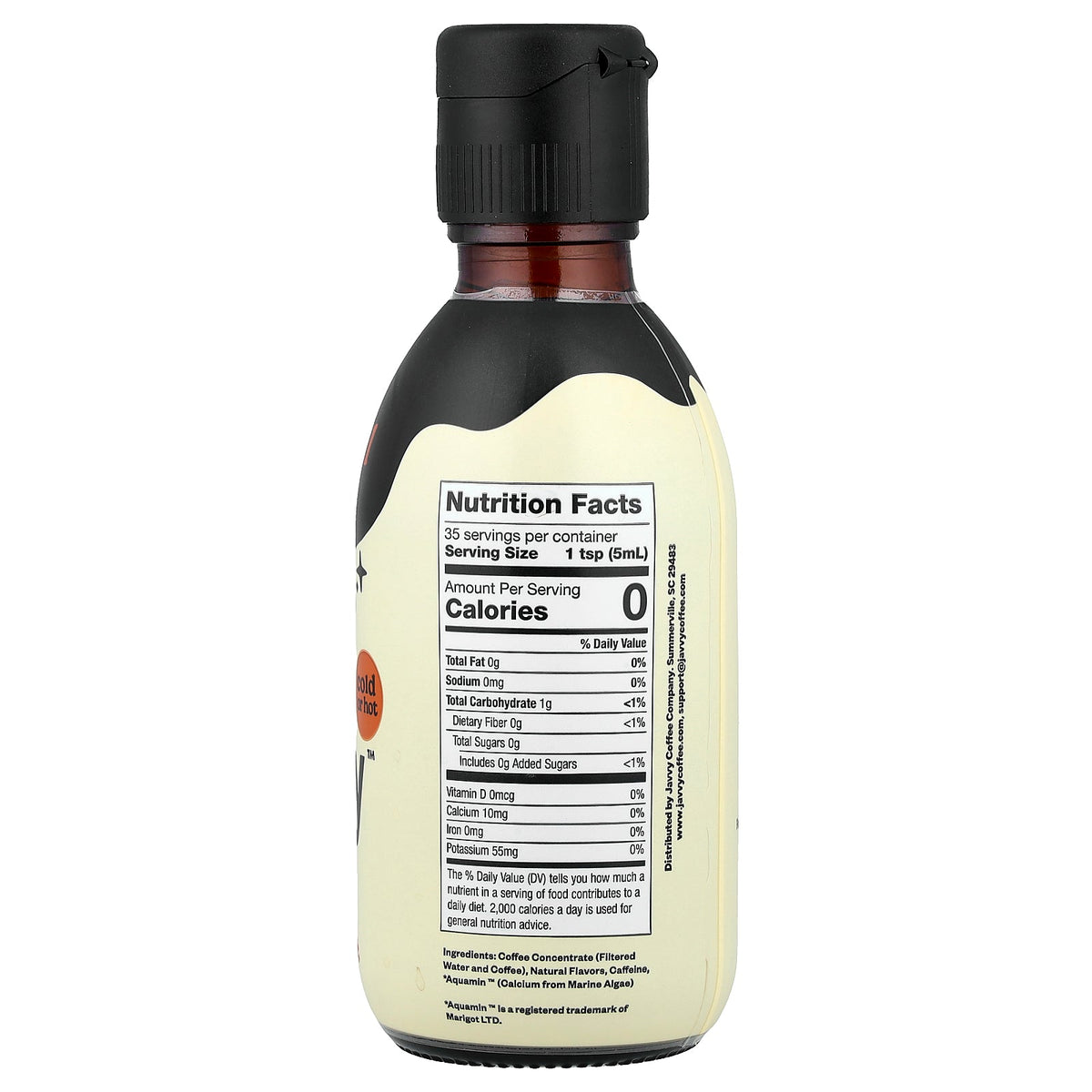 Javvy Coffee, Coffee Concentrate With Added Caffeine, Caramel, 6 fl oz (177 ml)