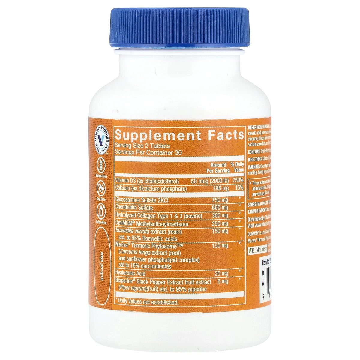 The Vitamin Shoppe, Ultimate Gold Joint Care, 60 Tablets