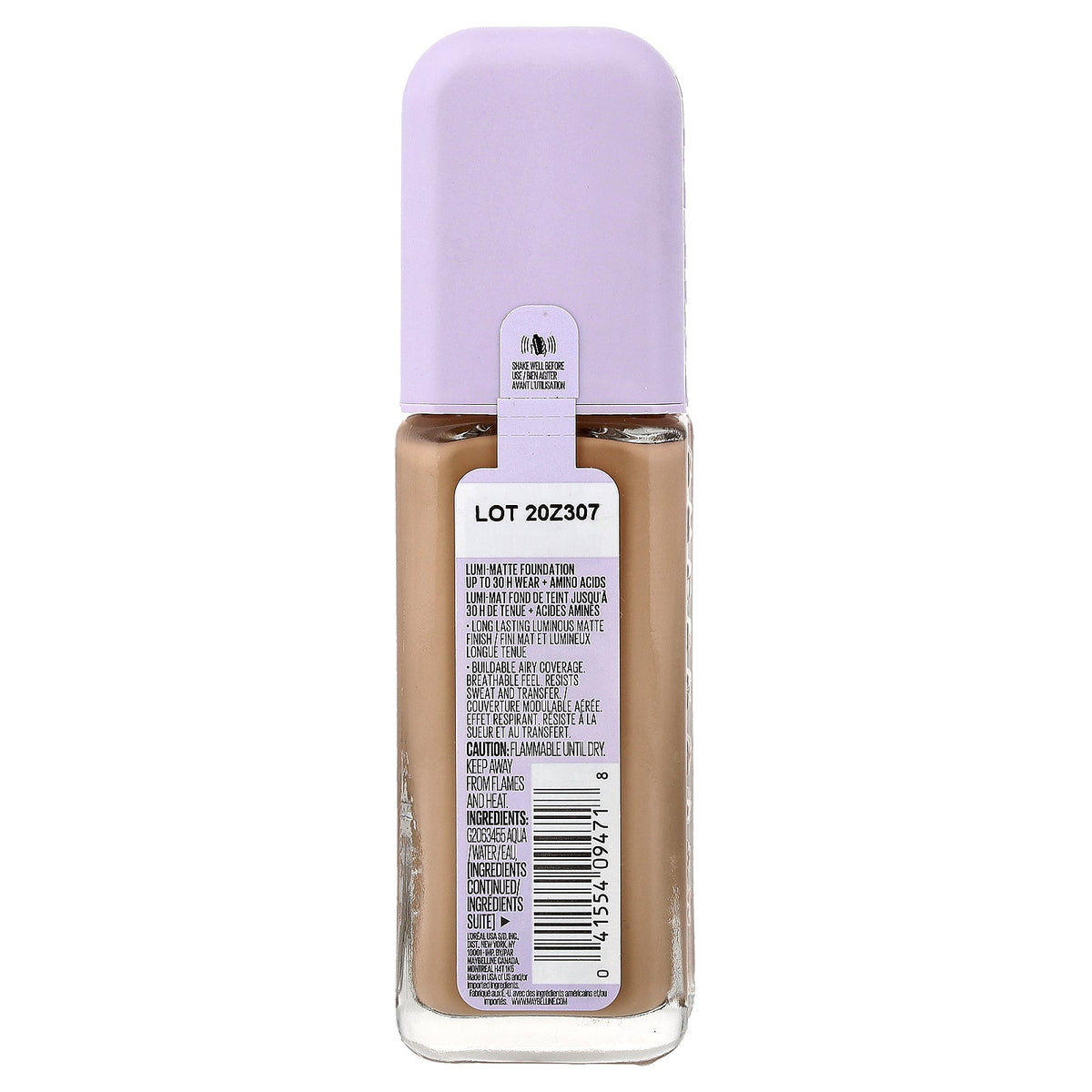 Maybelline, Super Stay, Lumi-Matte Foundation, 120, 1 fl oz (30 ml)