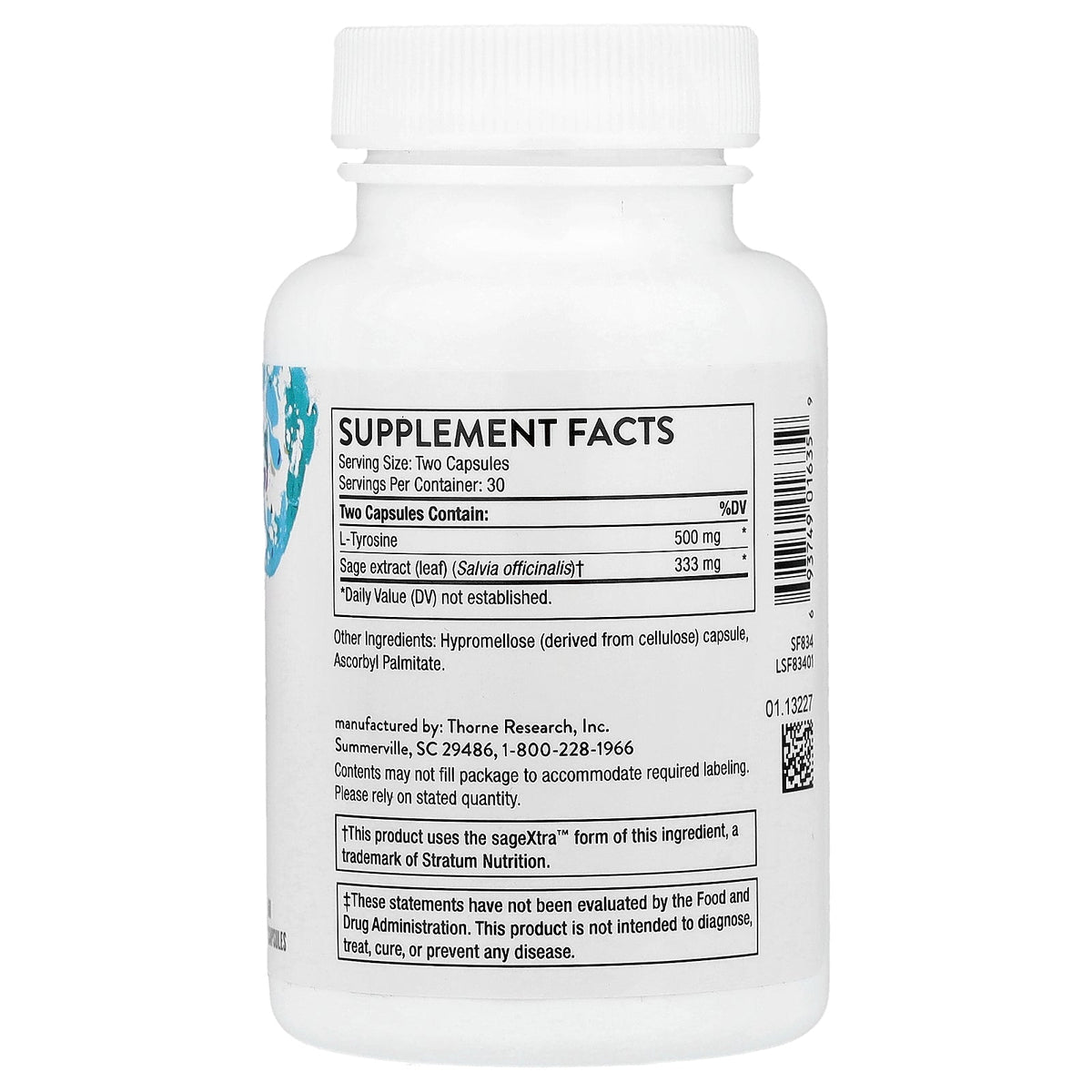 Thorne, Clear Focus, 60 Capsules