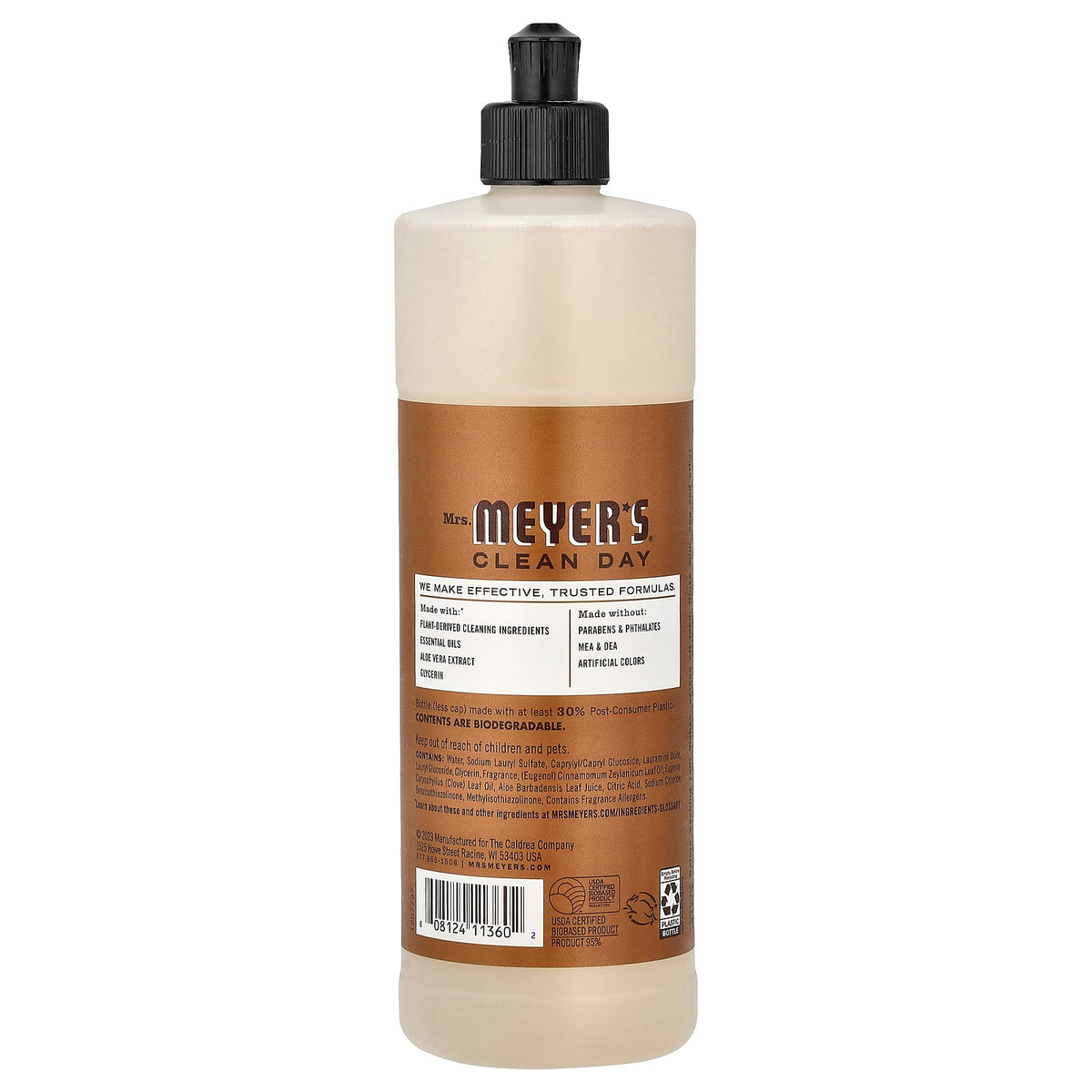 Mrs. Meyers Clean Day, Dish Soap, Acorn Spice, 16 fl oz (473 ml)