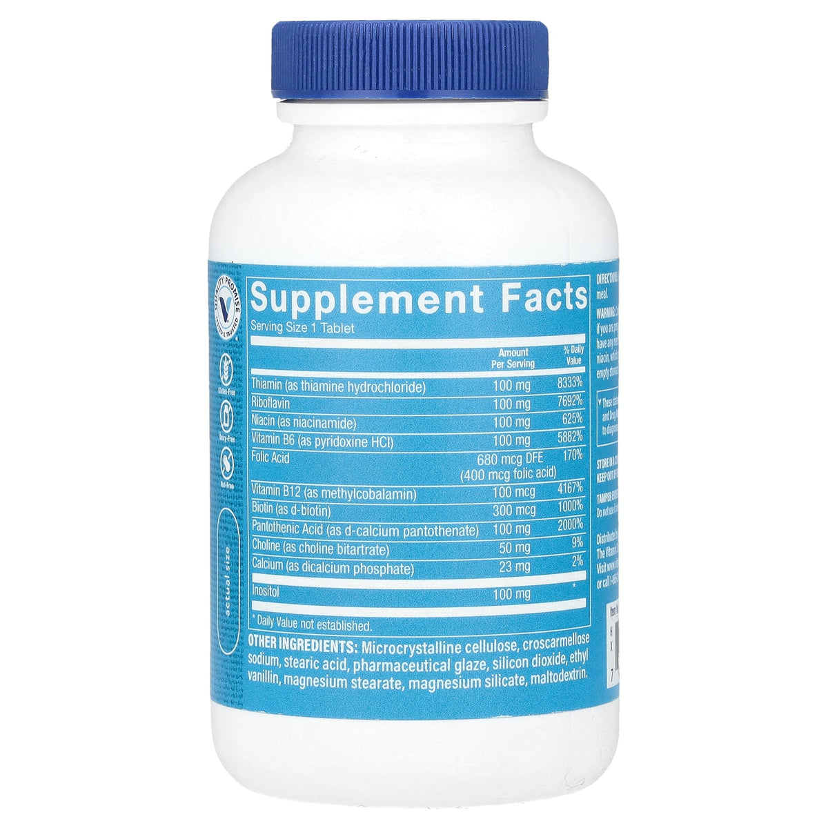 The Vitamin Shoppe, B-Complex 100, 100 Tablets