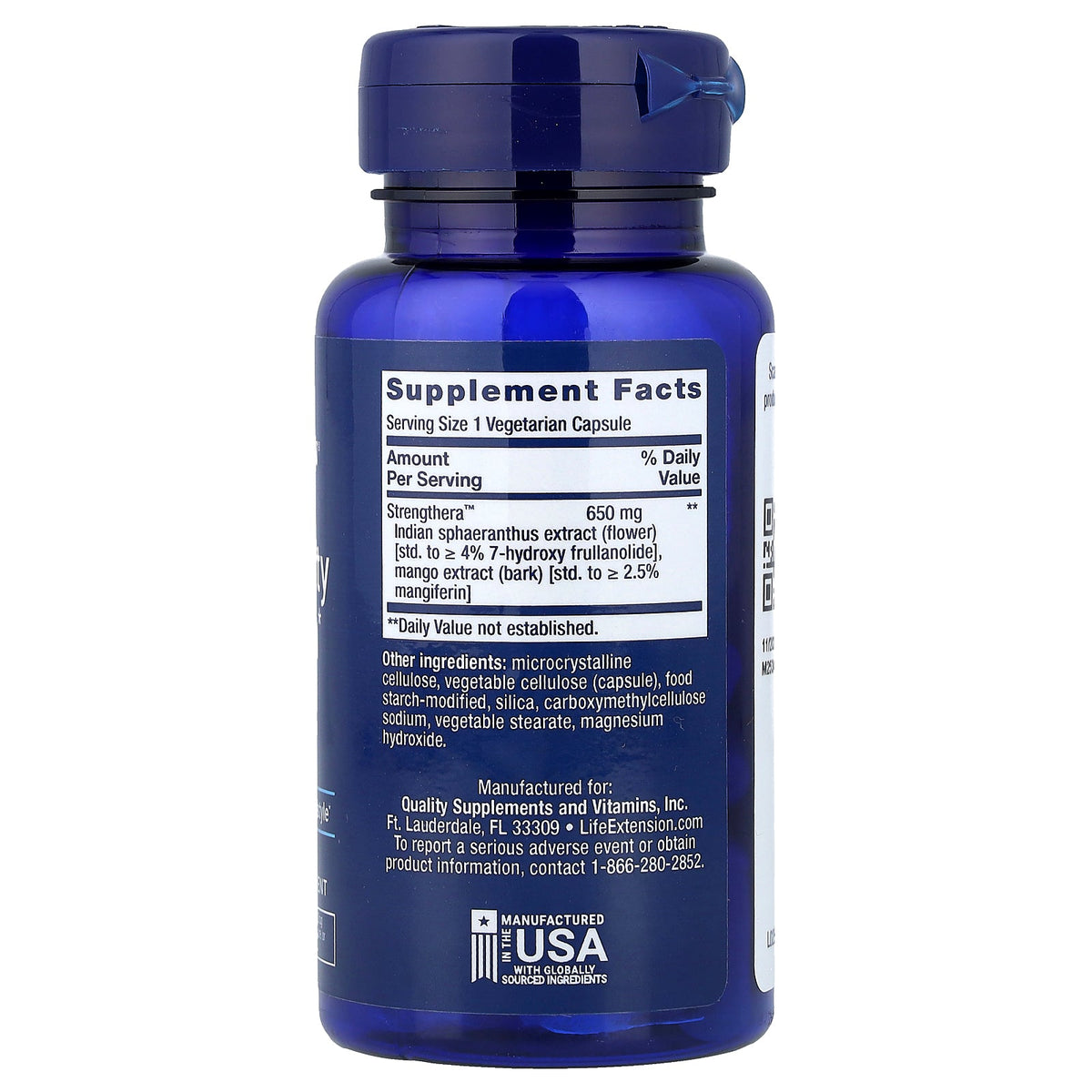 Life Extension, Active Vitality & Strength, 30 Vegetarian Capsules