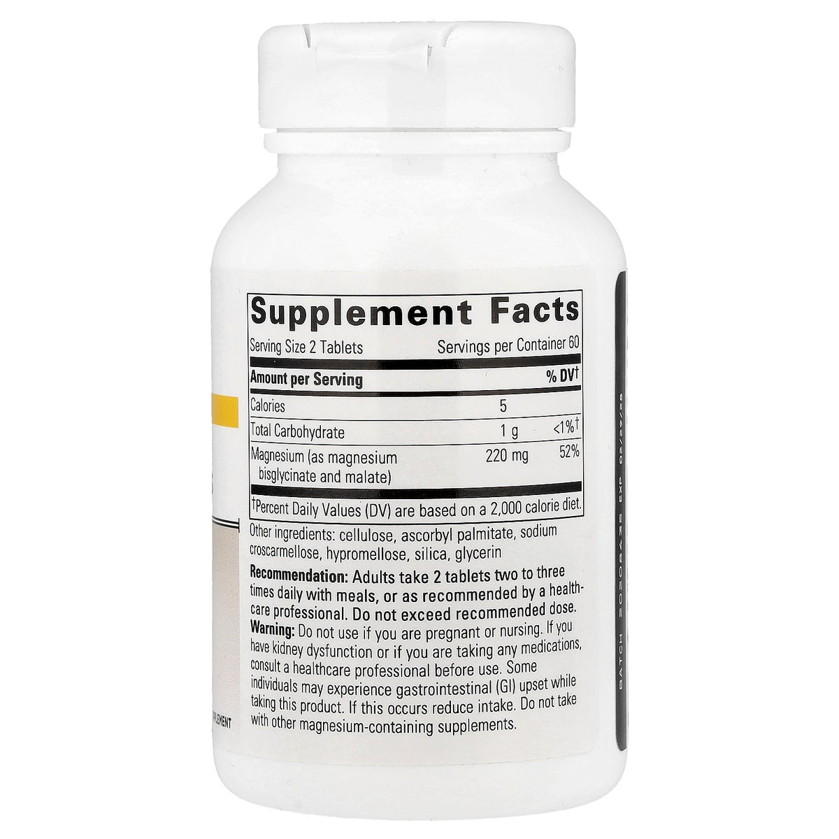 Integrative Therapeutics, Magnesium Glycinate Plus, 120 Tablets (110 mg per Tablet)