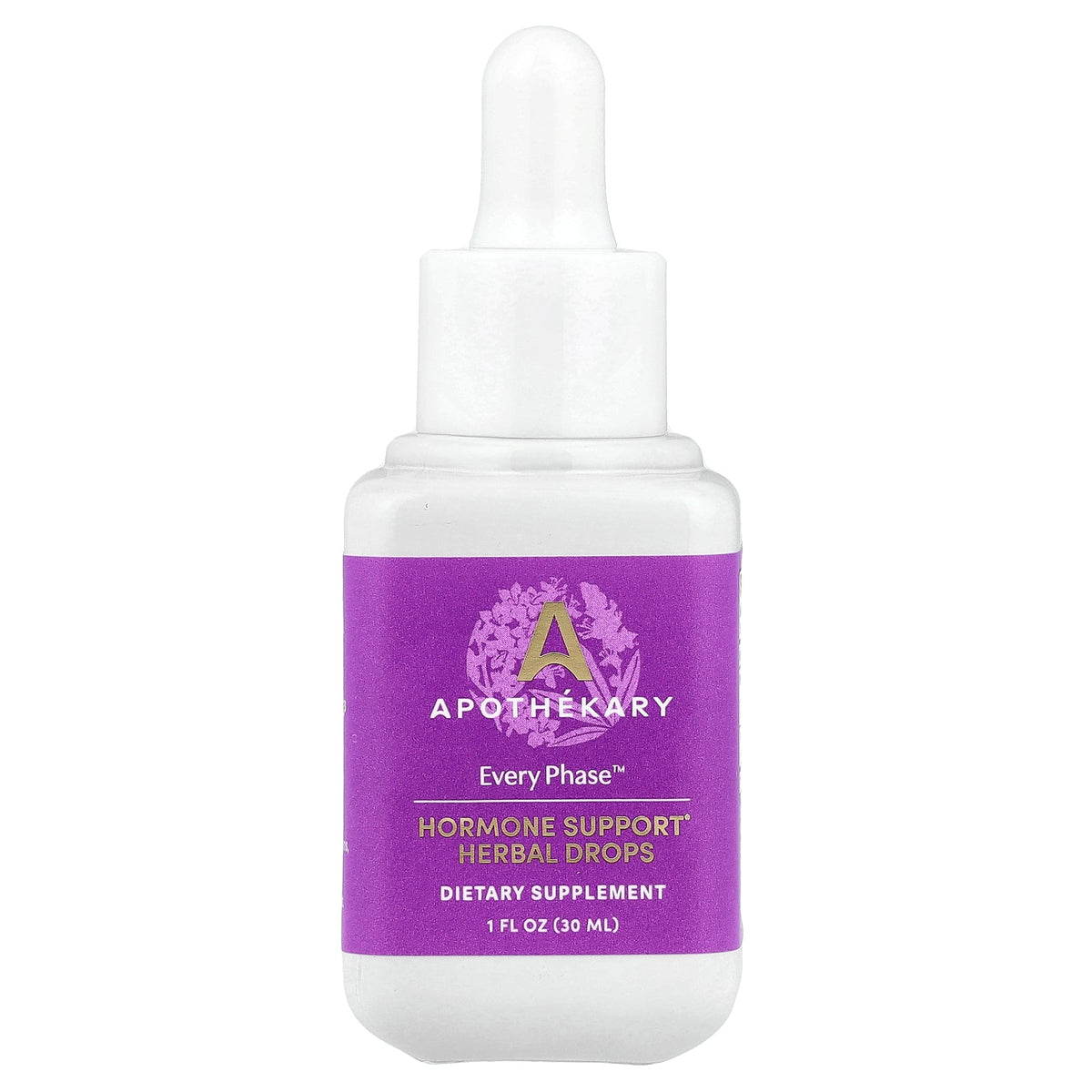 Apothekary, Every Phase™, Hormone Support Herbal Drops, 1 fl oz (30 ml)