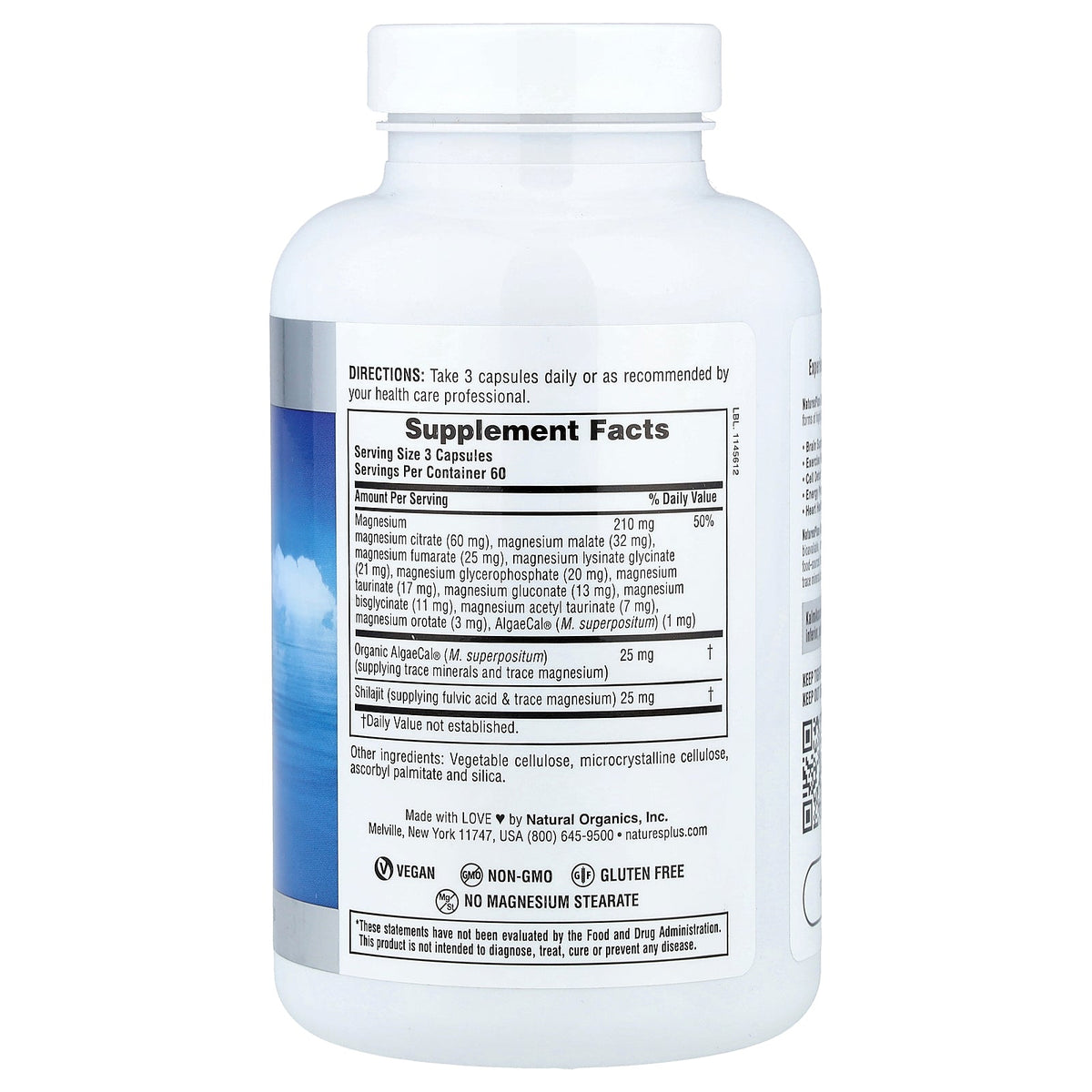 NaturesPlus, KalmAssure®, Magnesium Complex 12, 180 Capsules