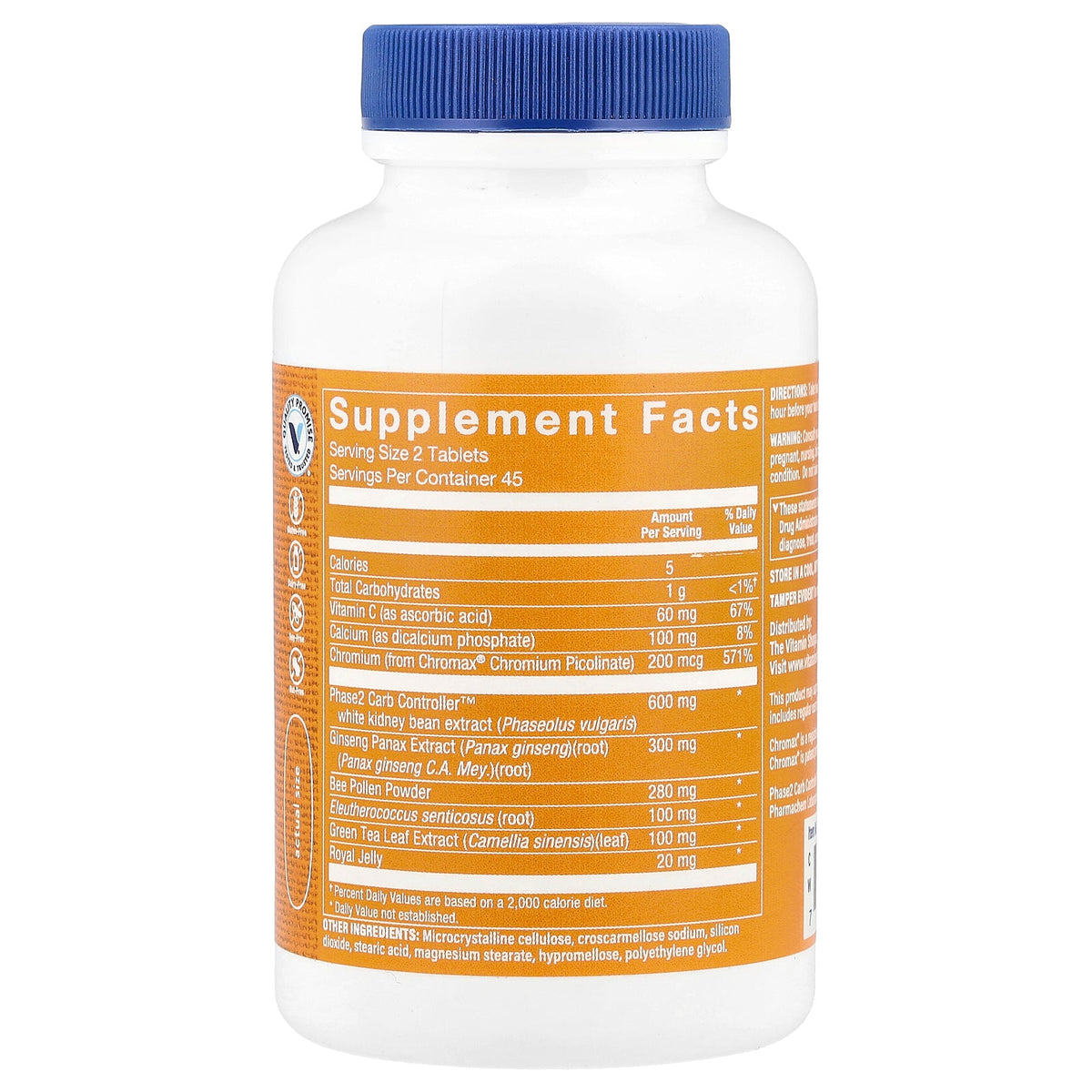 The Vitamin Shoppe, Carb Shredder, 90 Tablets
