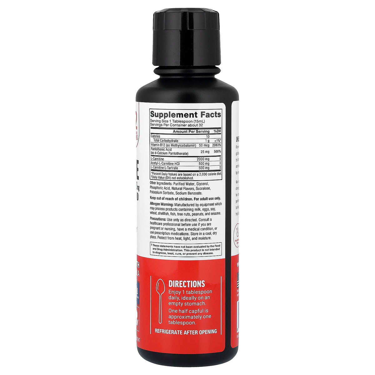 Force Factor, L-Carnitine Ultimate Liquid, Bombsicle, 16 fl oz (473 ml)