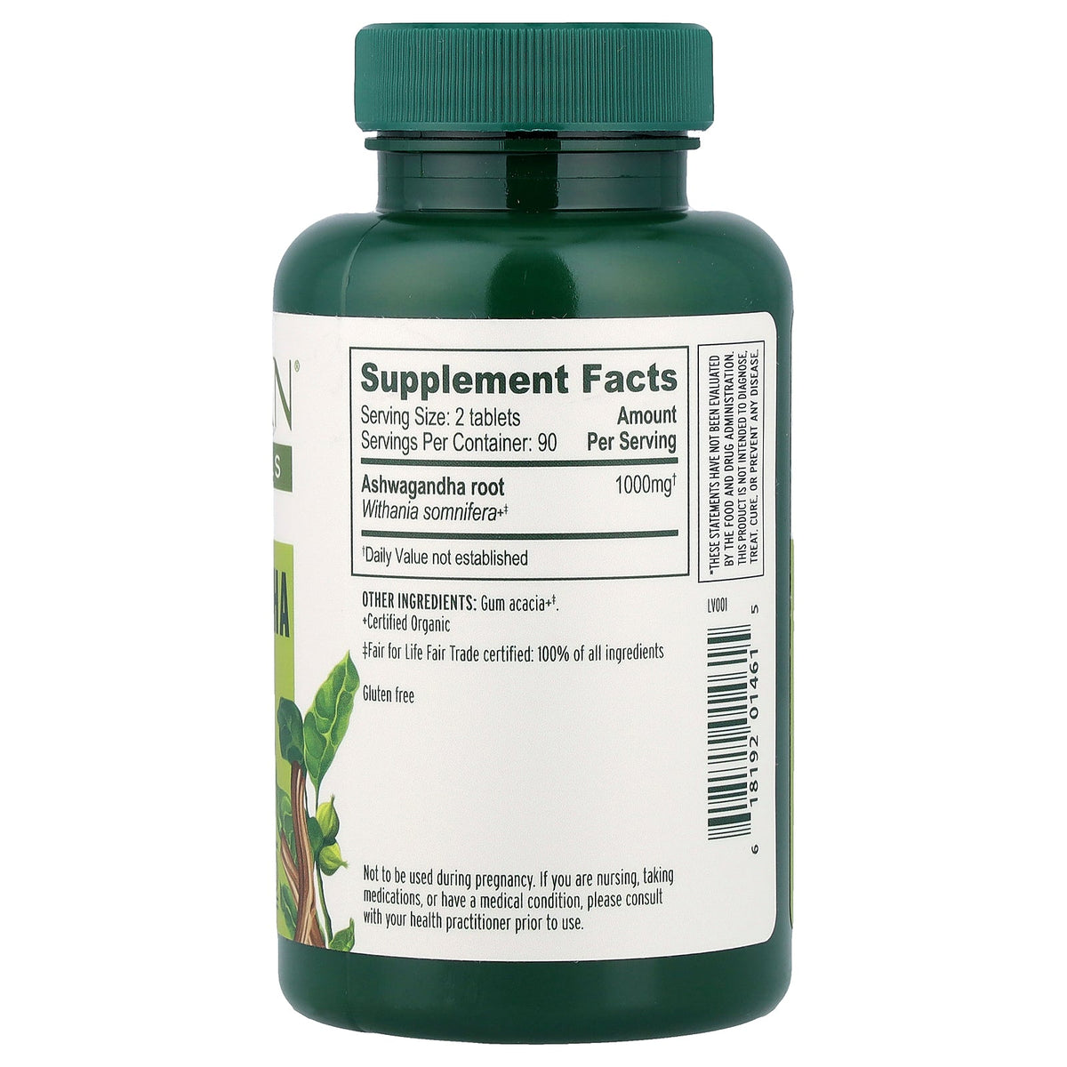 Banyan Botanicals, Ashwagandha, 180 Tablets (500 mg per Tablet)