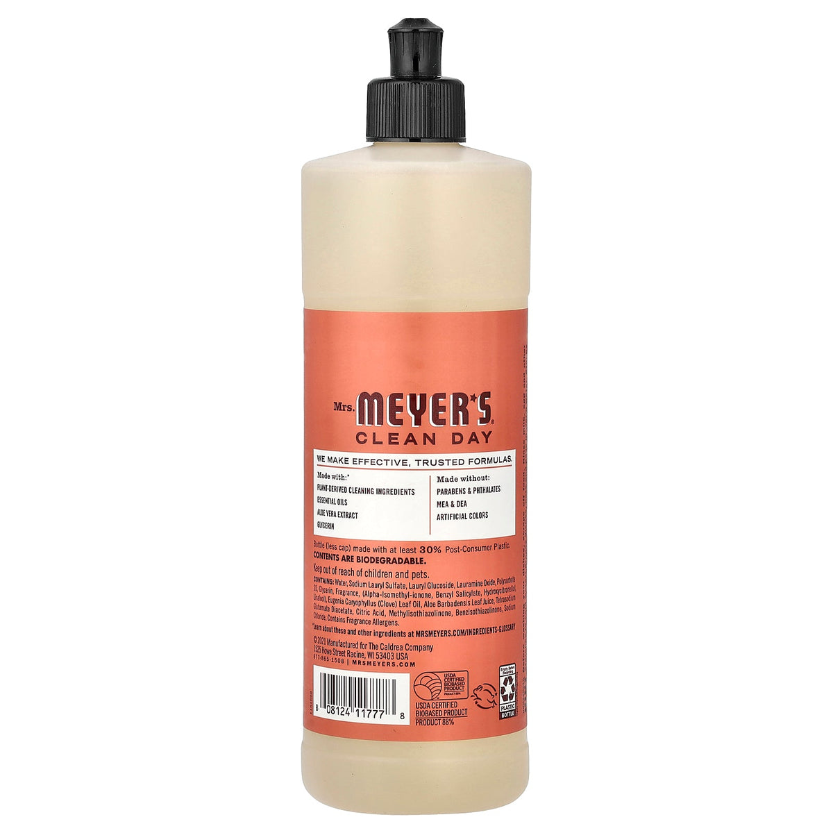 Mrs. Meyers Clean Day, Dish Soap, Fall Leaves, 16 fl oz (473 ml)
