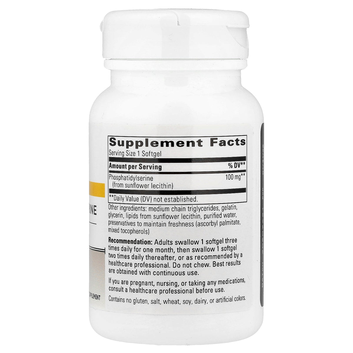 Integrative Therapeutics, Phosphatidylserine, 60 Softgels (100 mg per Softgel)