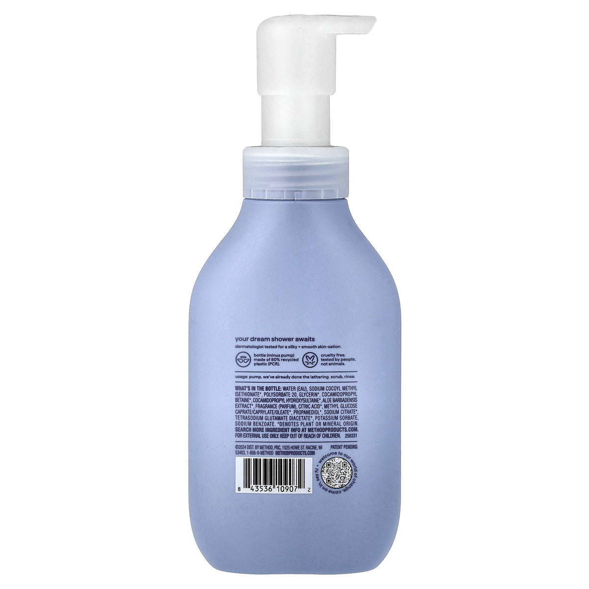 Method, Dream Foam™, Foaming Body Wash, Sea Spray + Salt Air, 13.5 fl oz (399 ml)