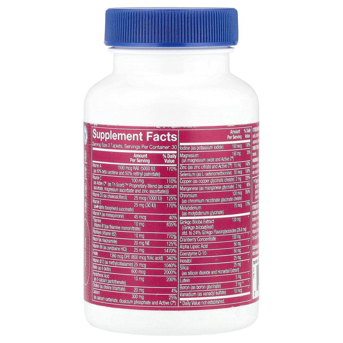 The Vitamin Shoppe, Ultimate Woman® 50+, Multivitamin & Multimineral, 90 Tablets