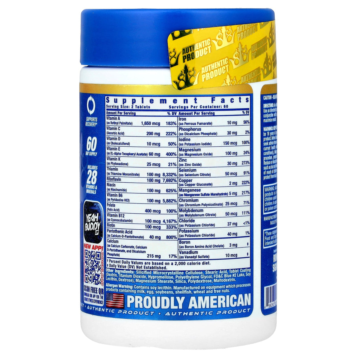 Ronnie Coleman, Vital Edition, Vita XS™, 120 Tablets