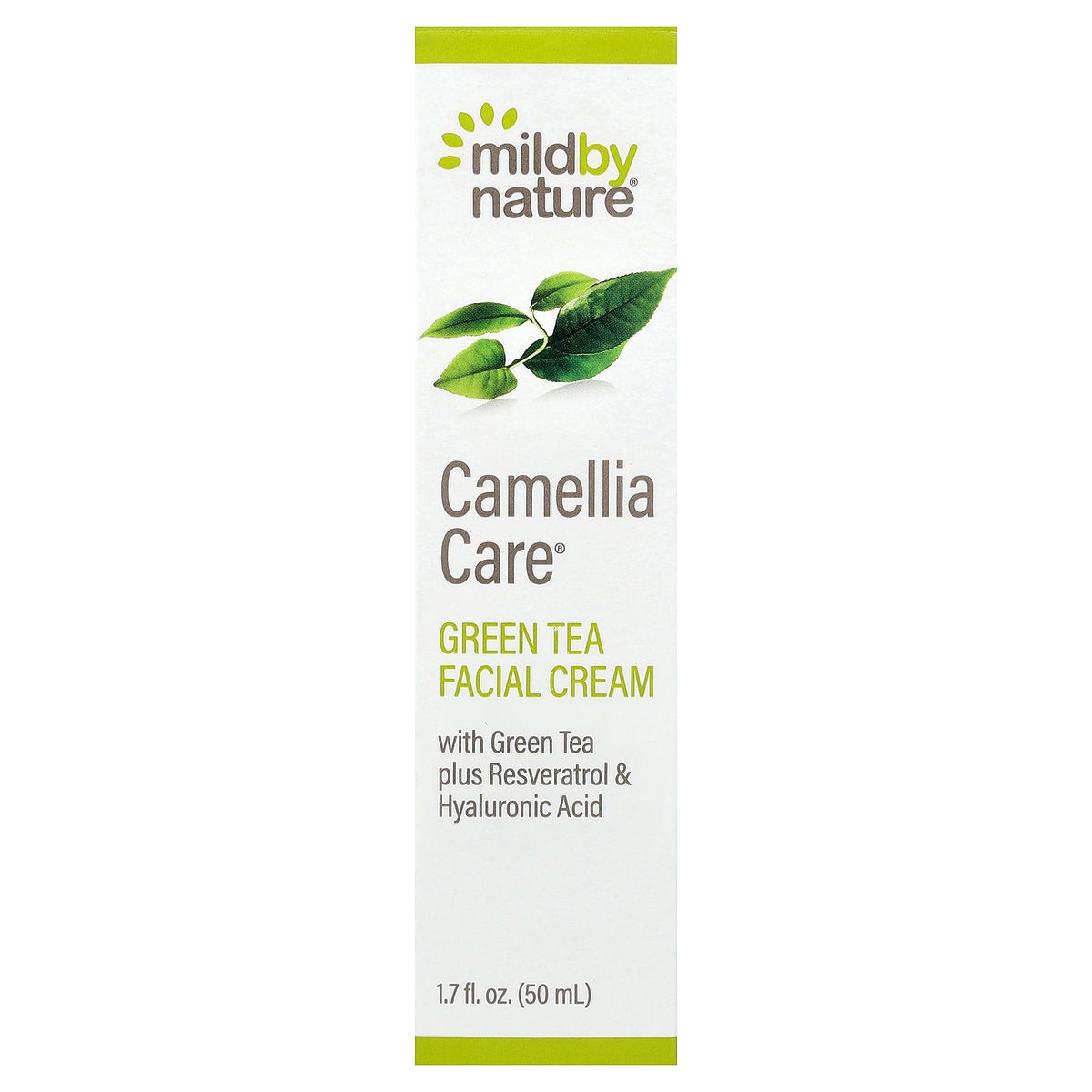 Mild By Nature, Camellia Care®, Green Tea Facial Cream, 1.7 fl oz (50 ml)