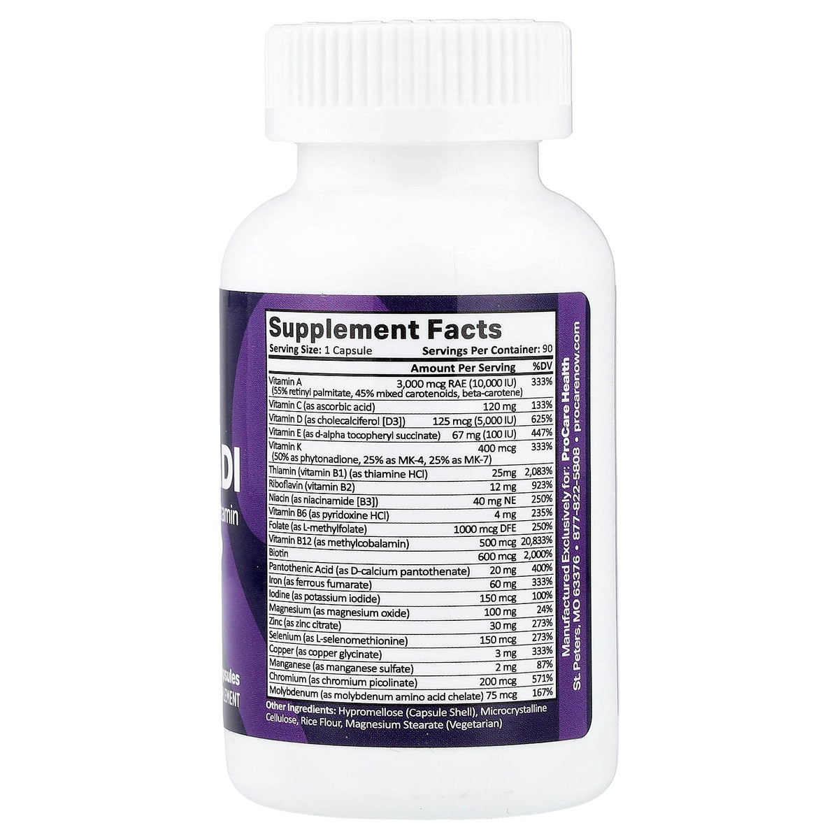 ProCare Health, DS/SADI Bariatric Multivitamin, 90 Capsules