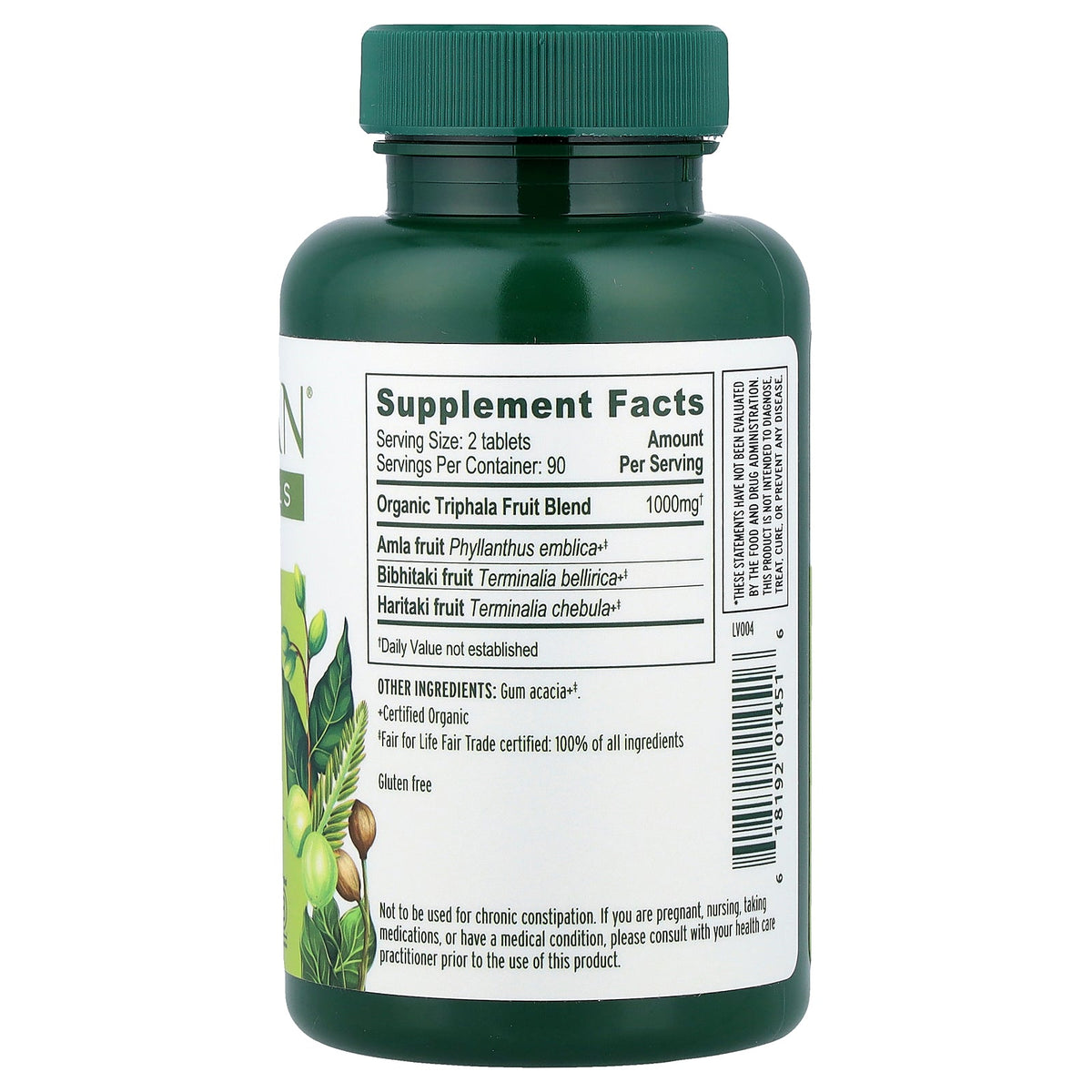 Banyan Botanicals, Triphala, 180 Tablets
