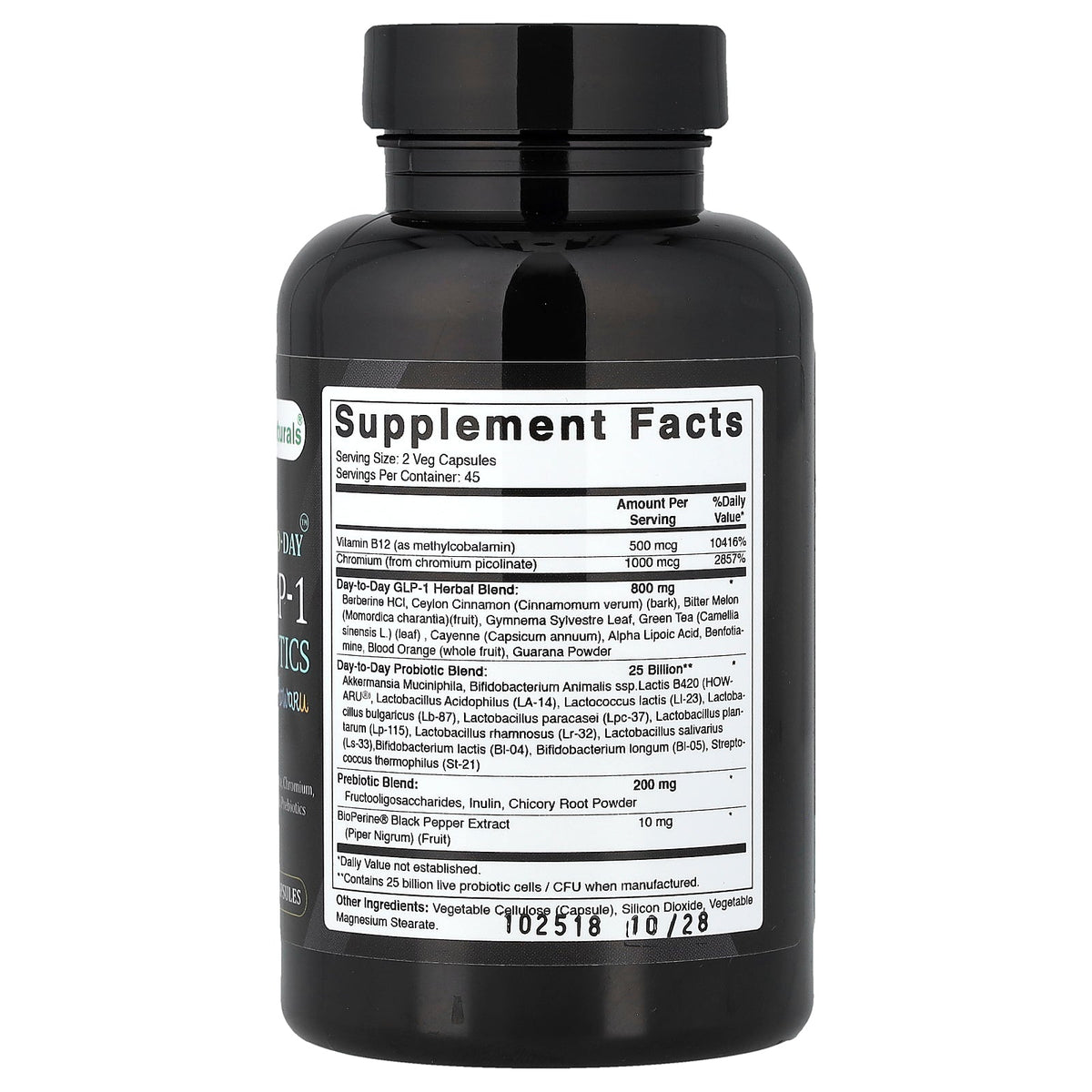 Best Naturals, Day-To-Day™, GLP-1 + Probiotics, 90 Capsule